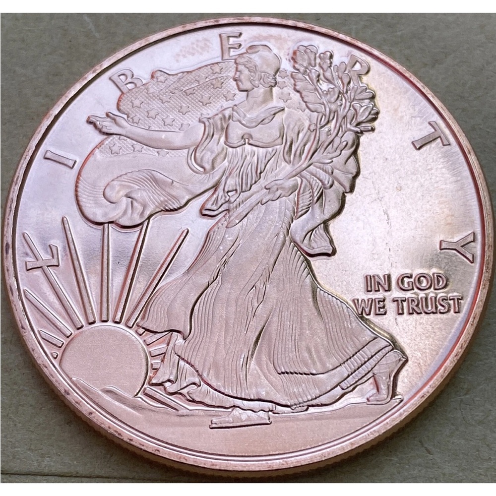 Walking Liberty Copper .999 Fine
